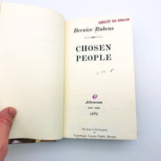 Chosen People Hardcover Bernice Rubens 1969 Family Mental Illness Ex Lib 1st Ed 7