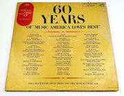 Various 60 Years Of Music America Loves Best 33 RPM Double LP Record RCA 1959 1