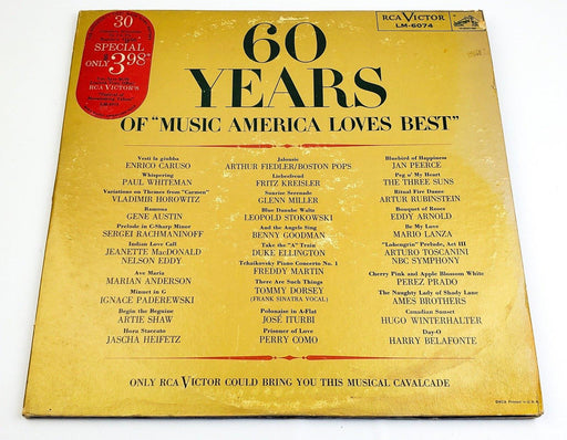 Various 60 Years Of Music America Loves Best 33 RPM Double LP Record RCA 1959 1