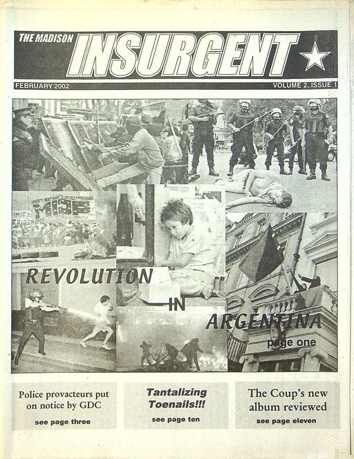 The Madison Insurgent 2002 Vol 2 Issue 1 Revolution in Argentina 1