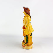 Occupied Japan Victorian Colonial Man w/ Basket of Greenery 8.75 Inches 2