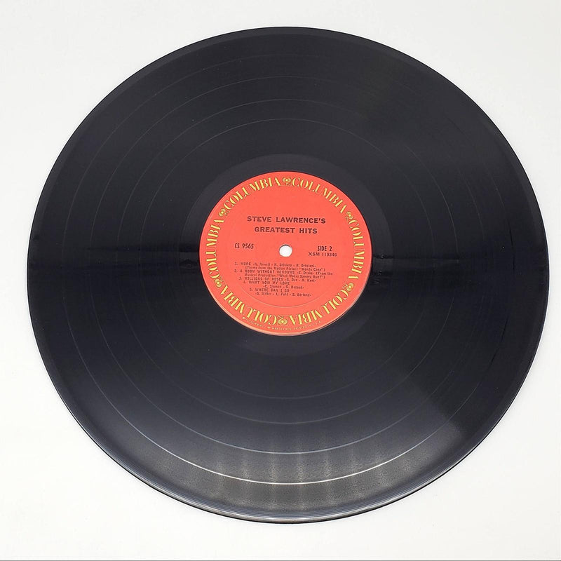 Steve Lawrence Steve Lawrence's Greatest Hits LP Record Columbia 1967 CS 9565 5