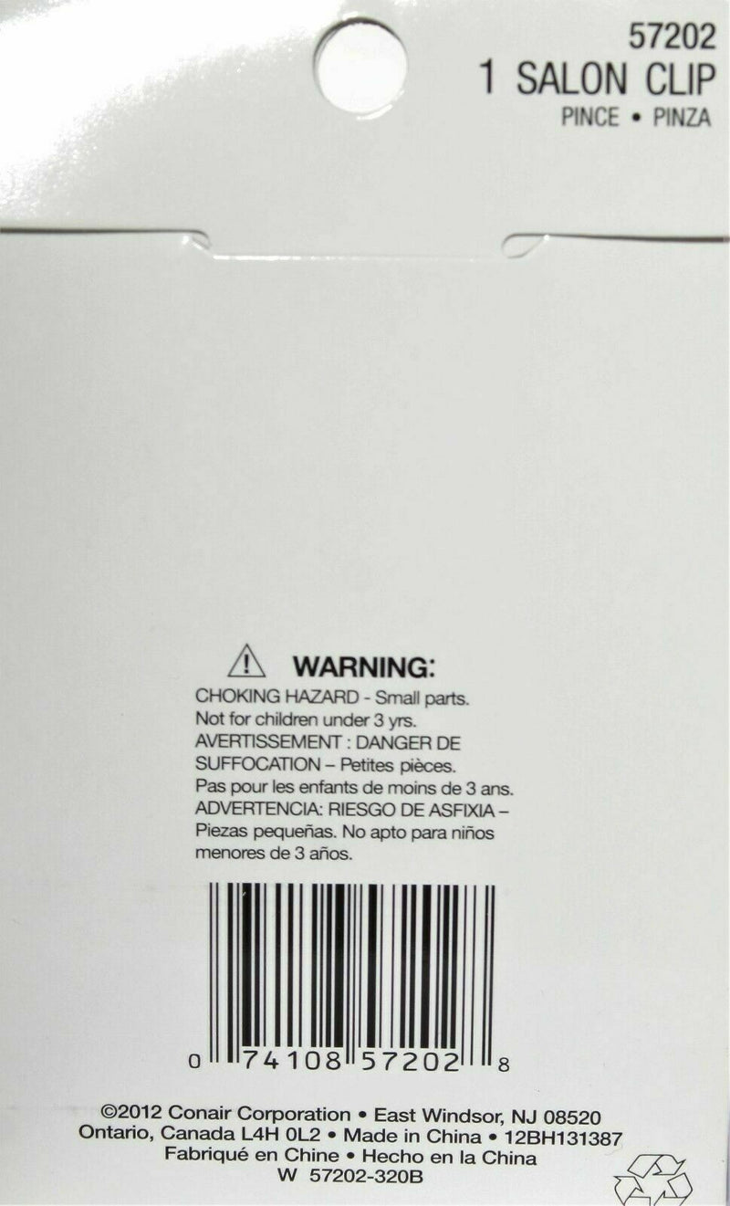 3 Conair Sophisticates Modern Glam Salon Clips Flower Silver/Rose Gold/Pewter