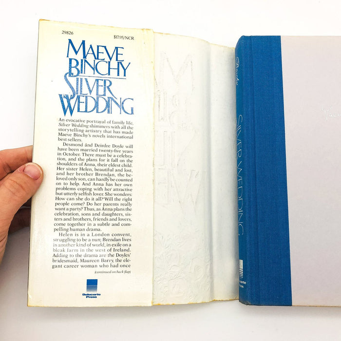 Silver Wedding Hardcover Maeve Binchy 1989 Family Secrets Struggles 1st Edition 6