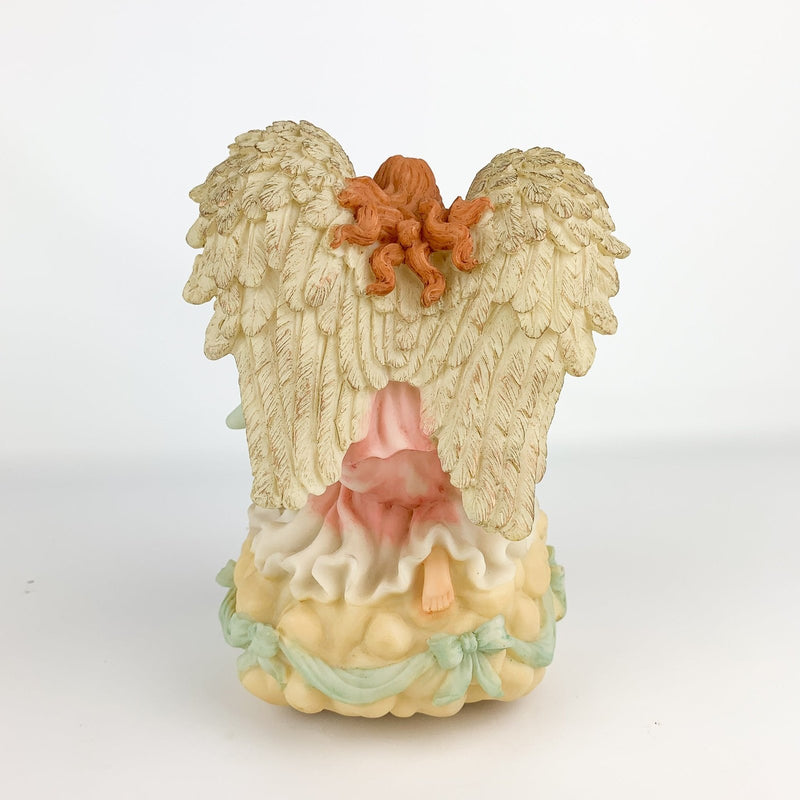 Heritage House Angel Bathing Baby Always Song Rocking Music Box 8