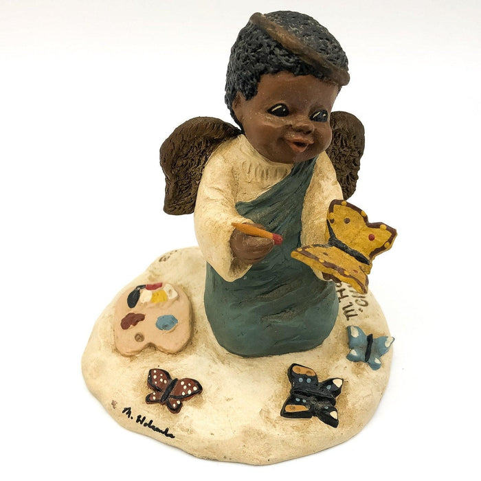 All Gods Children Figurine Charity Little Girl Angel Cherub Martha Holcombe 1