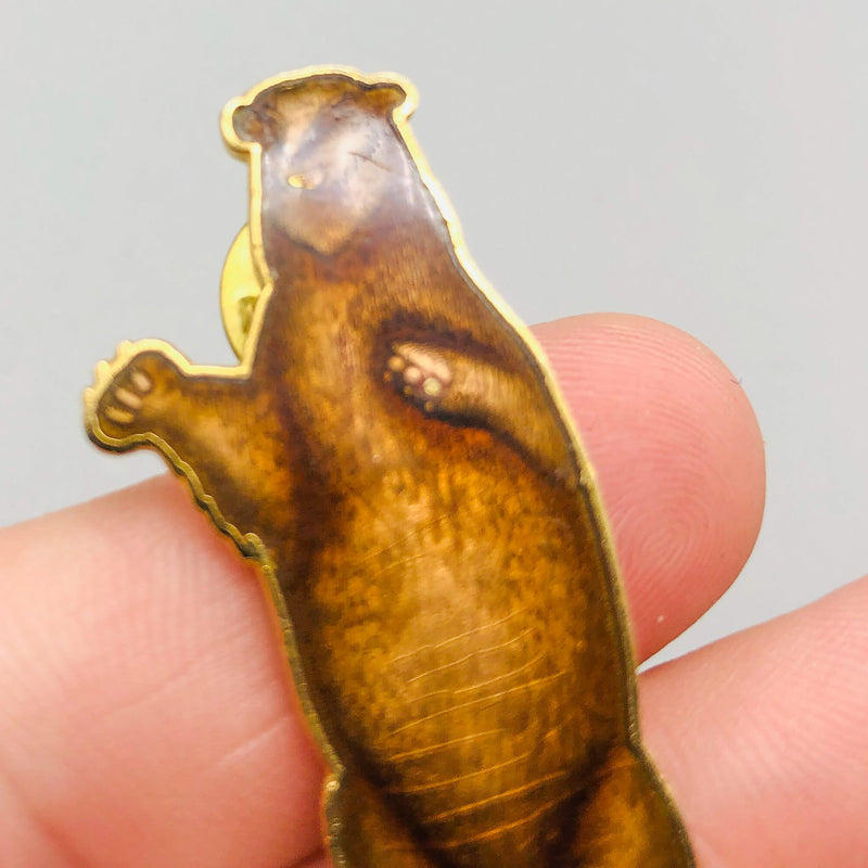 Vintage Lions Club Lapel Pin Manitoba NW Ontario Minnesota 5-M Grizzly Bear