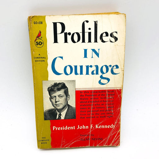 Profiles In Courage Paperback President John F. Kennedy 1963 JFK Autobiography 1