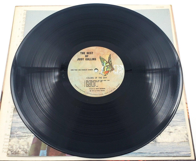 Judy Collins Colors Of The Day The Best Of 33 LP Record Elektra 1972 w/ Poster 8