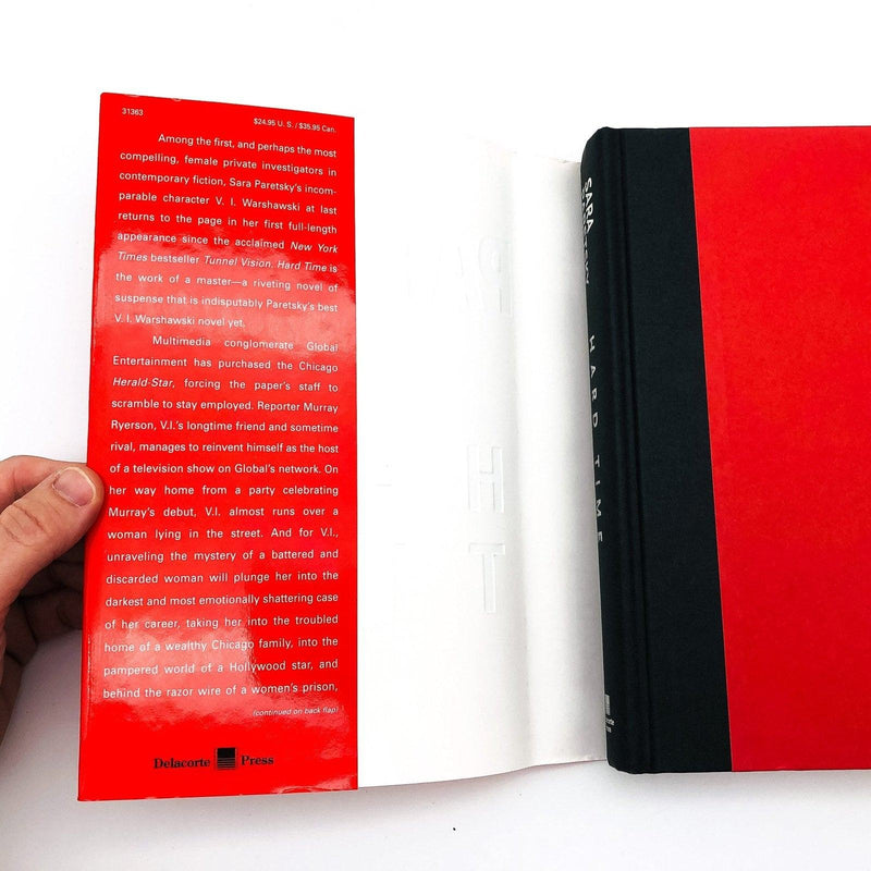 Hard Time Hardcover Sara Paretsky 1999 VI Warshawski Mystery Suspense 1st Editio 6