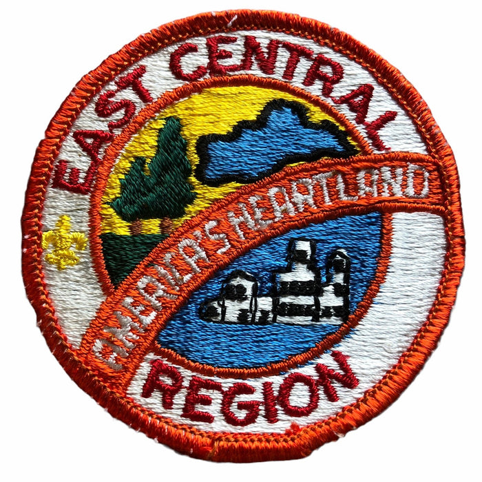 Boy Scouts BSA East Central Region Patch Insignia America's Heartland Orange 1