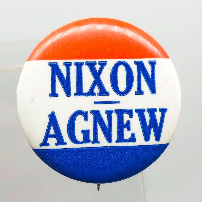 Richard Nixon Spiro Agnew Political Button 1" Pinback Presidential Campaign 1