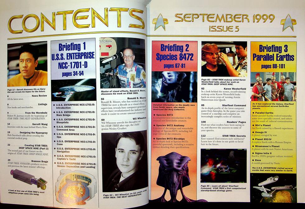 Star Trek The Magazine September 1999 No 5 Designing The Hypospray Garrett Wang 2