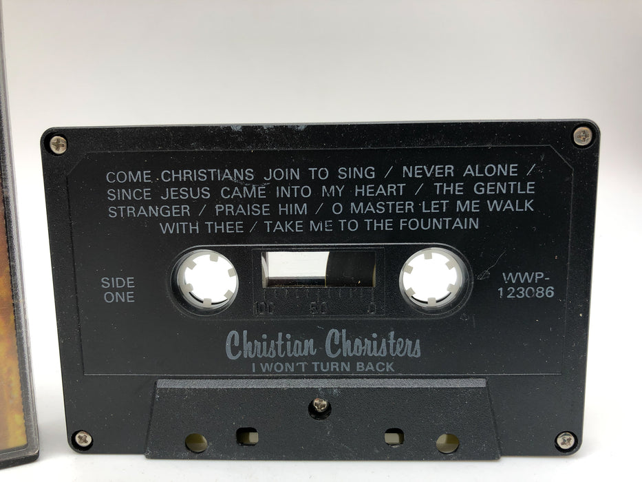 I Won't Turn Back Christian Choristers Cassette Album His Grace is Sufficient 2