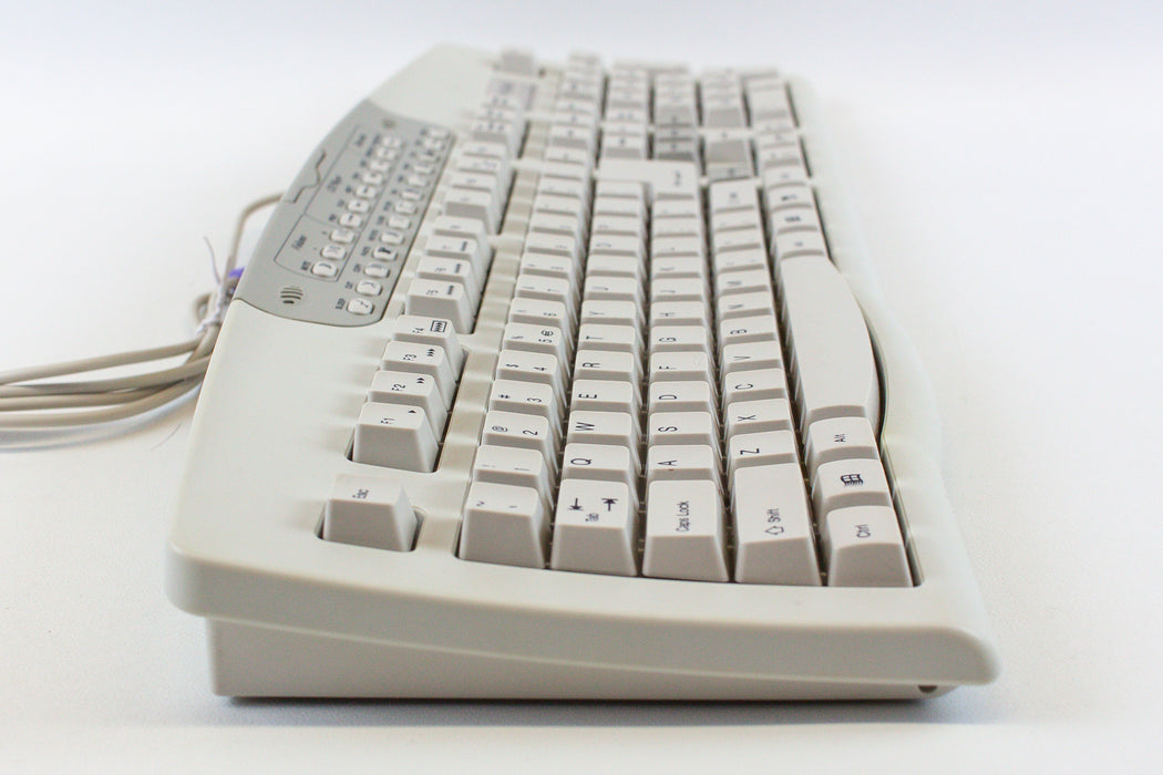 Turbo-Media Keyboard: Model KB-9801R+ - PS/2, w/ Multi-Media Keys | UNUSED