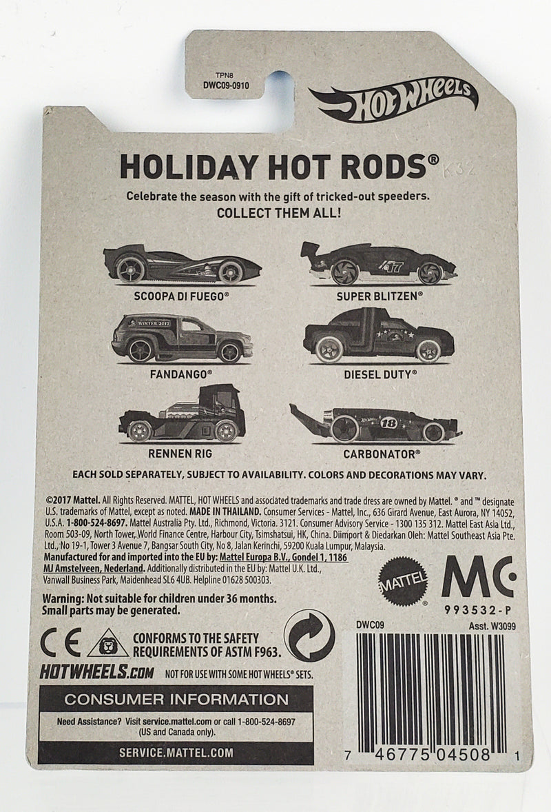 Hot Wheels 2017 Green Diesel Duty Holiday Hot Rods 4/6 DWC09