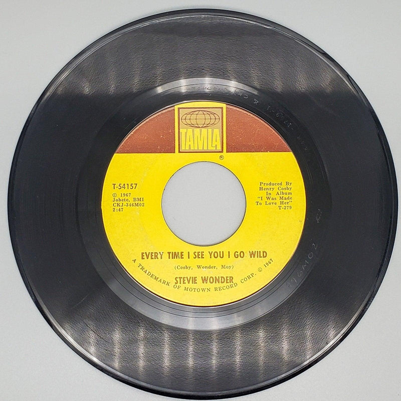 Stevie Wonder I'm Wondering Record 45 RPM Single T-54157 Tamla 1967 1
