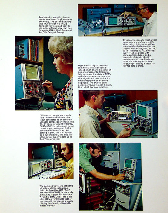 1973 Tektronix 5400 Series & 434 Storage Oscilloscope Brochures