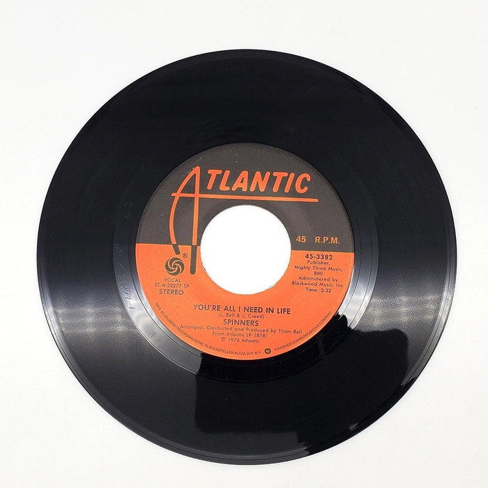 Spinners You're Throwing A Good Love Away Single 45 RPM Record Atlantic 1977 1