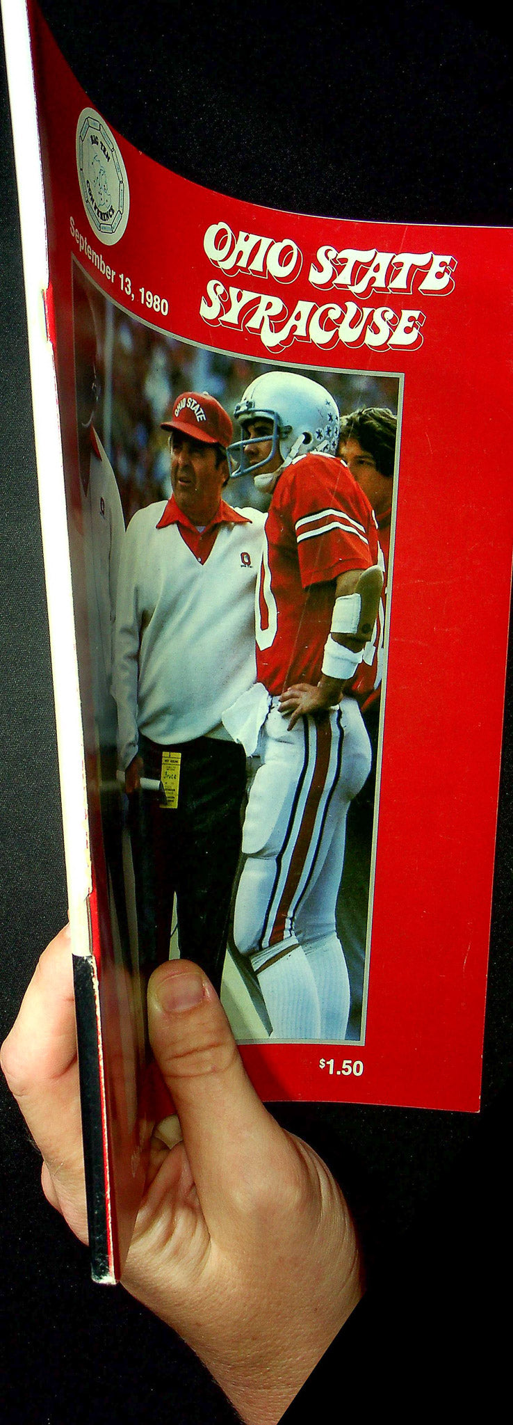 Ohio State Buckeye Football Program Sep 13 1980 Vs. Syracuse Orange Earle Bruce