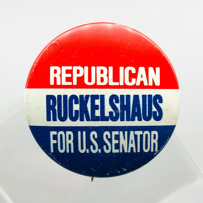 Republican Ruckelshaus For U.S. Senator Button Pin 1.25" Political Campaign 3