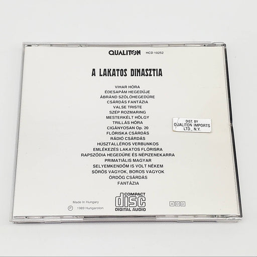 Sándor Lakatos And His Gipsy Band The Lakatos Dinasty Album CD Qualiton 1989 2