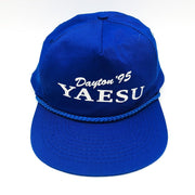 Vintage Yaesu Trucker Hat Snapback Ham Radio Dayton Ohio 1995 Blue Cobra Cap 2 1