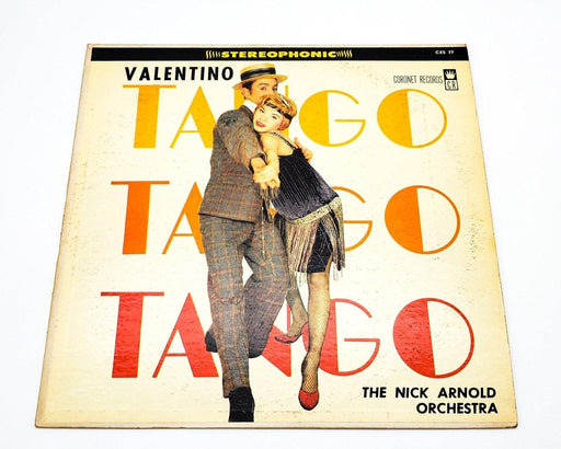 Nick Arnold Orchestra Valentino Tangos 33 RPM LP Record Coronet 1959 CXS-77 1