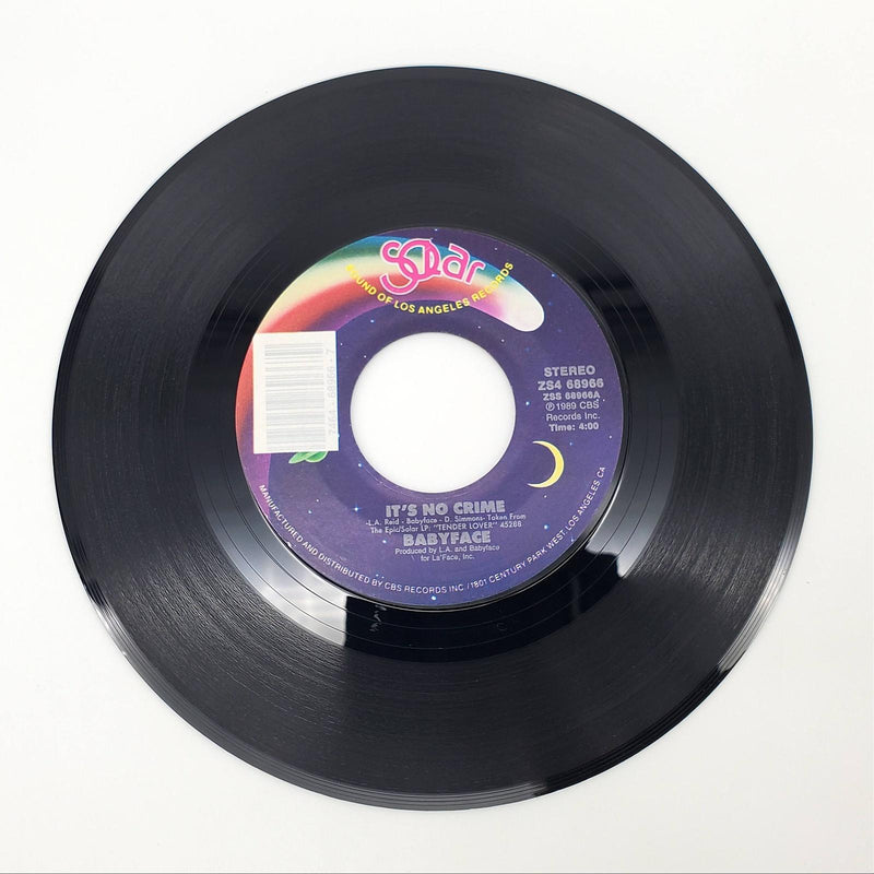 Babyface It's No Crime Single Record Solar 1989 ZS4 68966 1