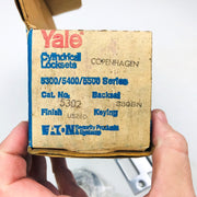 Yale Privacy Door Knob Locking 5302 Copenhagen 380BN US26D Satin Chrome New NOS 3