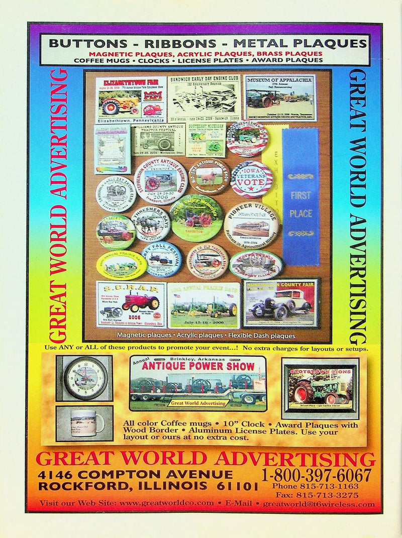 Farm Collector Magazine July 2007 Vol 9 # 12 Ford Fluke