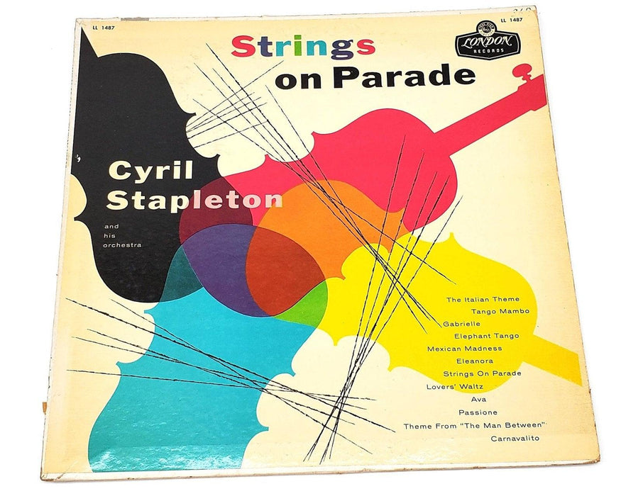 Cyril Stapleton Strings On Parade 33 RPM LP Record London Records 1956 LL 1487 1