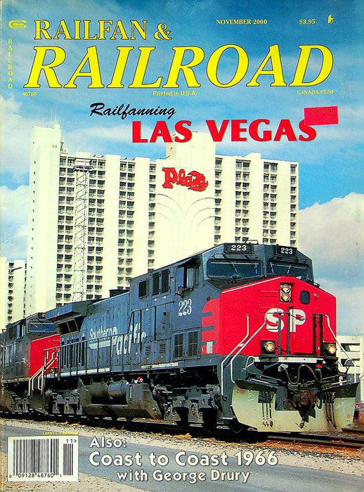 Railfan & Railraod Magazine November 2000 Vol 19 No 11 Railfanning Las Vegas