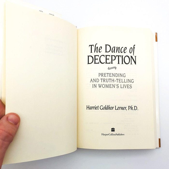 The Dance Of Deception Hardcover Harriet Goldhor Lerner PHD 1993 Women Psych 7