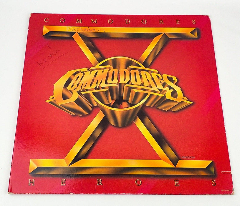 Commodores Heroes Record 33 RPM LP M8-939M1 Motown 1980 Gatefold 1