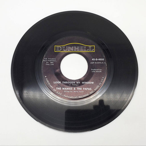 The Mamas & The Papas Look Through My Window Single Record Dunhill 1966 1