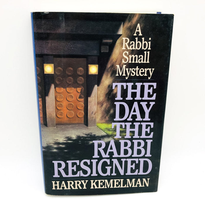 The Day The Rabbi Resigned Hardcover Harry Kemelman 1992 Mystery 1st Edition 1