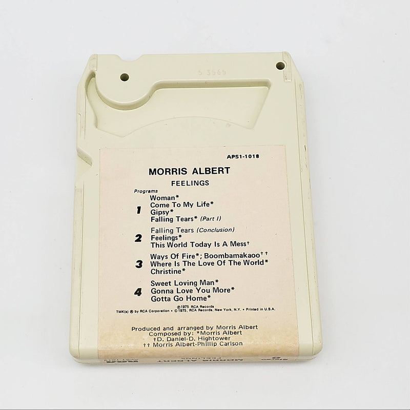 Morris Albert Feelings 8-Track Tape Album RCA 1975 APS1-1018