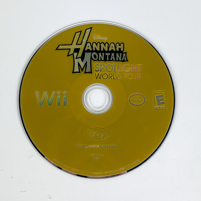 Hannah Montana: Spotlight World Tour (Nintendo Wii, 2007) No Manual