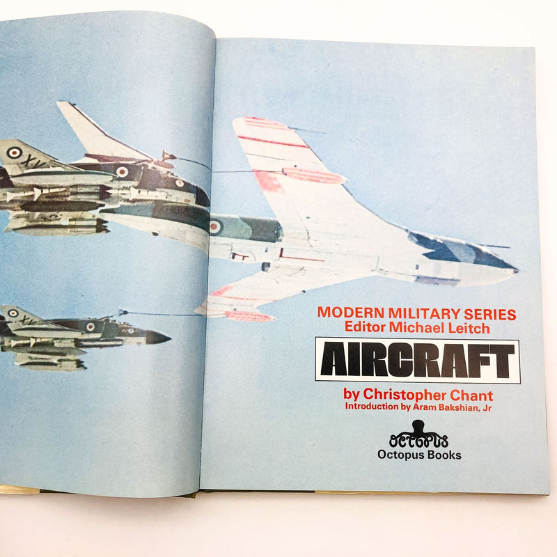 Modern Military Series Aircraft Hardcover Christopher Chant 1975 1st Edition 6