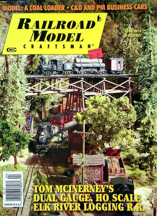 Railroad Model Craftsman Magazine March 2014 Vol 82 No 11 Mcinerney's Dual Gauge