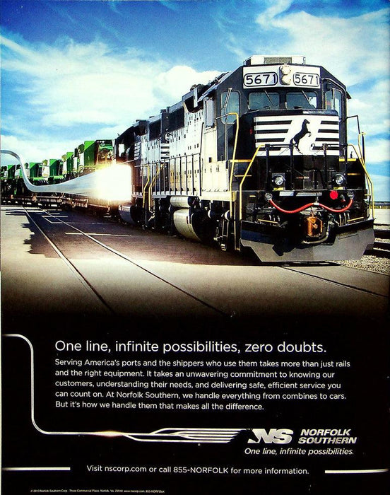 Trains Magazine March 2013 Vol 73 No 3 Norfolk Southern Embraces Its Roots