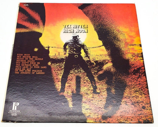 Tex Ritter High Noon 33 RPM LP Record Pickwick International 1974 JS 6138 1