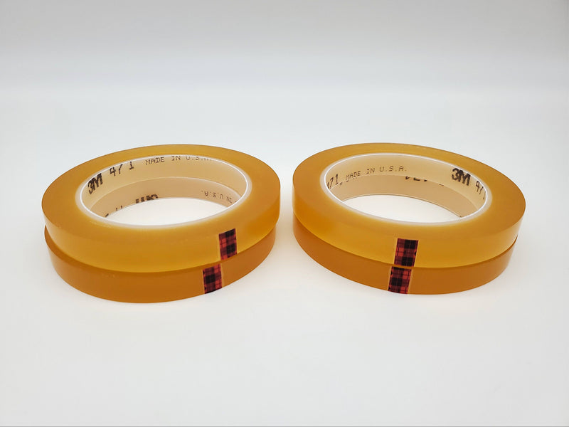 3M™ Edge Sealing Tape 1/2 Inch x 144 Yards (4) Rolls Clear Vinyl Stretchy 3M 471