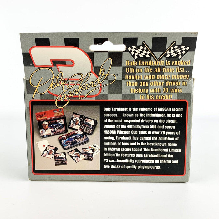 1999 Dale Earnhardt Sr Double Deck Playing Cards in Collectors Tin 2