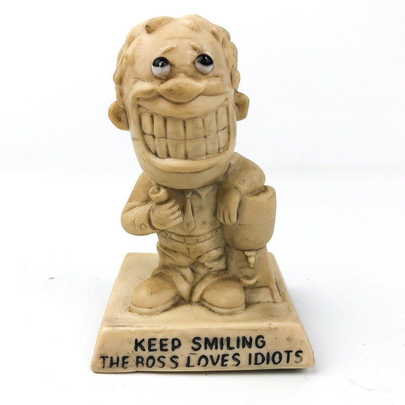 Co-Worker at the Water Cooler Figurine Statue Gift Keep Smiling The Ross... 2