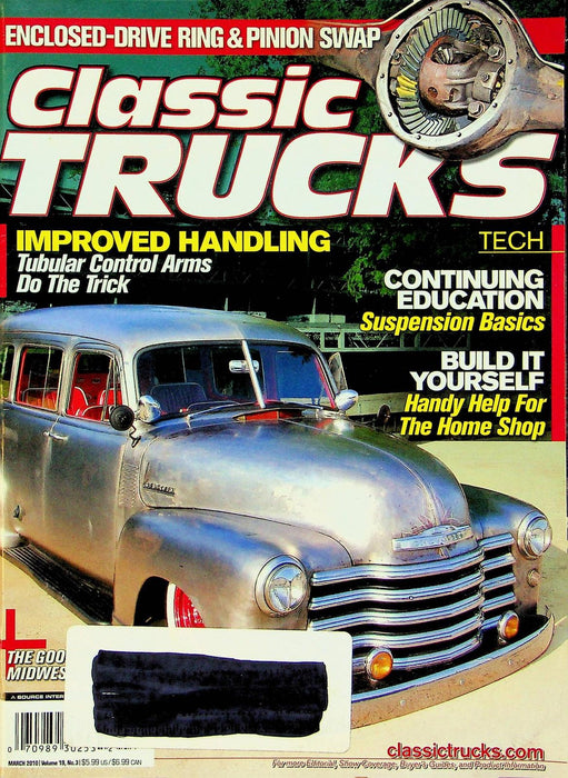 Classic Trucks Magazine March 2010 Vol 19 No 3 Suspension Tubular Control Arm