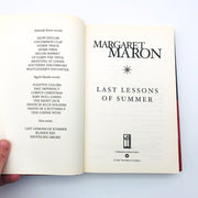 Last Lessons Of Summer Hardcover Margaret Maron 2003 Marriage Murder Mystery 1st 7