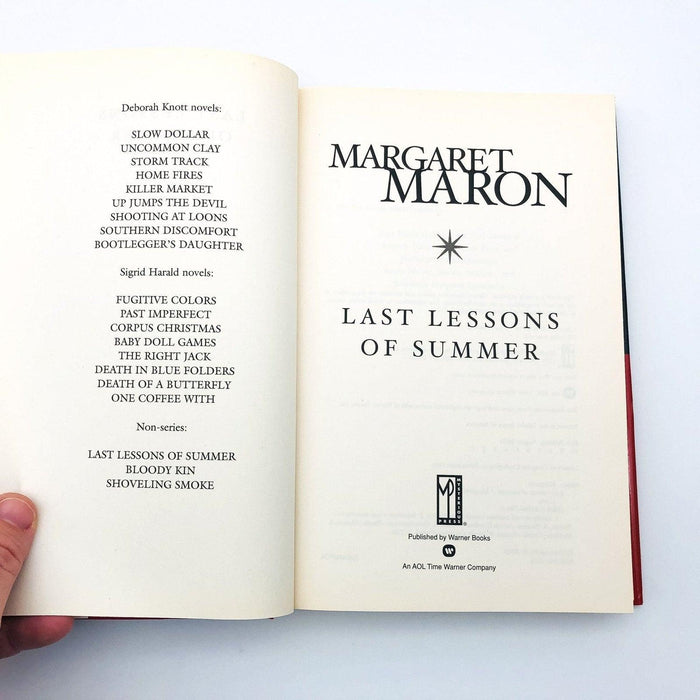 Last Lessons Of Summer Hardcover Margaret Maron 2003 Marriage Murder Mystery 1st 7