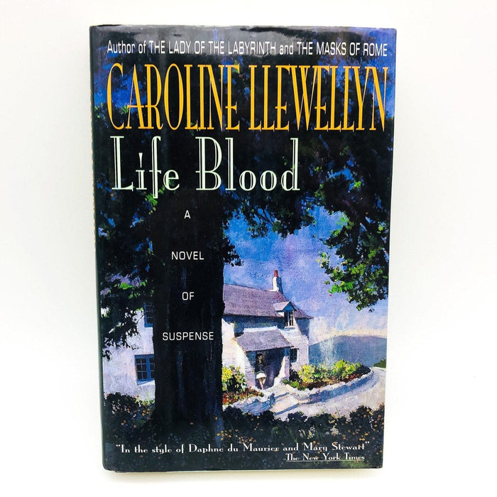 Life Blood Hardcover Caroline Llewellyn 1993 Mystery Romance Danger Widow 1